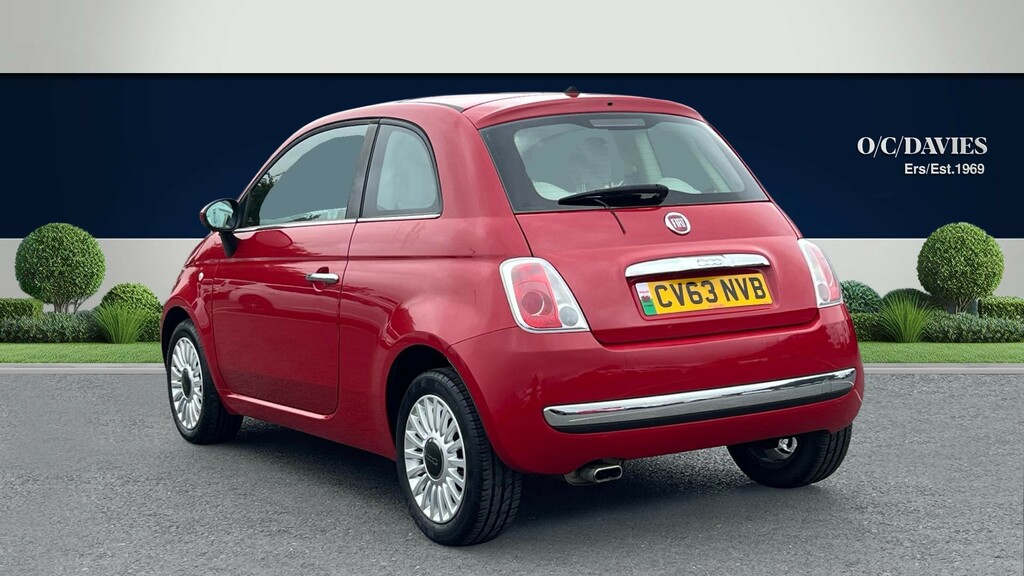 Fiat 500 1.2 Lounge Hatchback Euro 4 69 Red #3