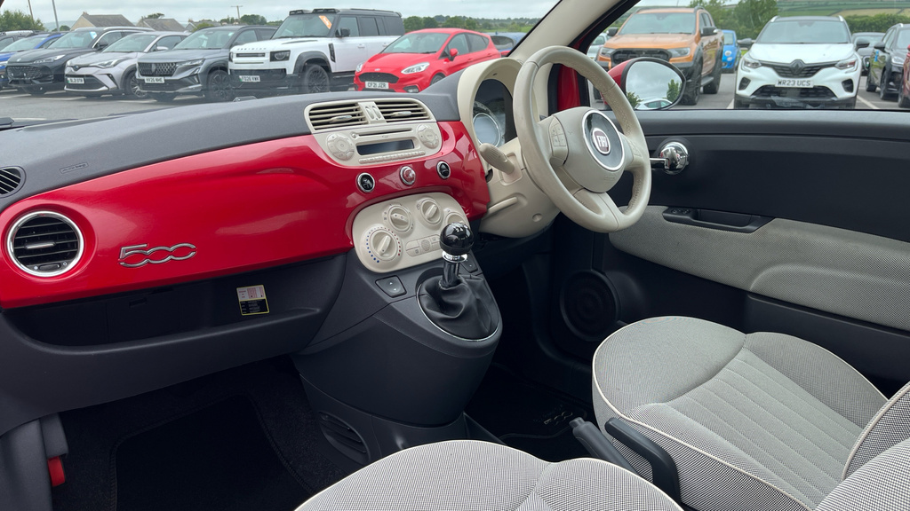 Fiat 500 1.2 Lounge Hatchback Euro 4 69 Red #6