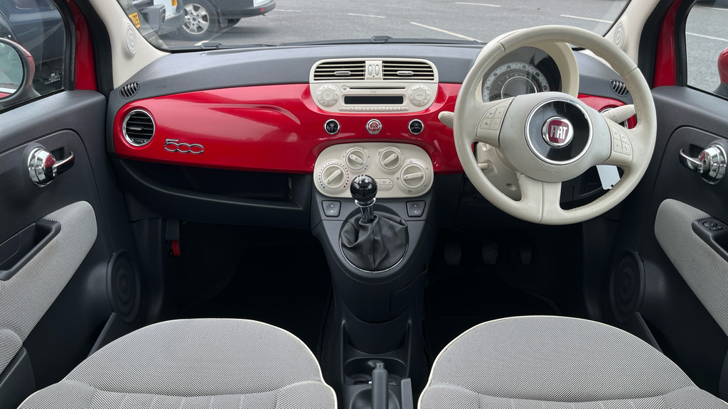 Fiat 500 1.2 Lounge Hatchback Euro 4 69 Red #5