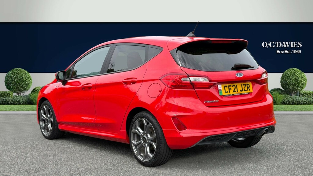 Ford Fiesta 1.0T Ecoboost St-line Edition Hatchback CF21JZR Red #3
