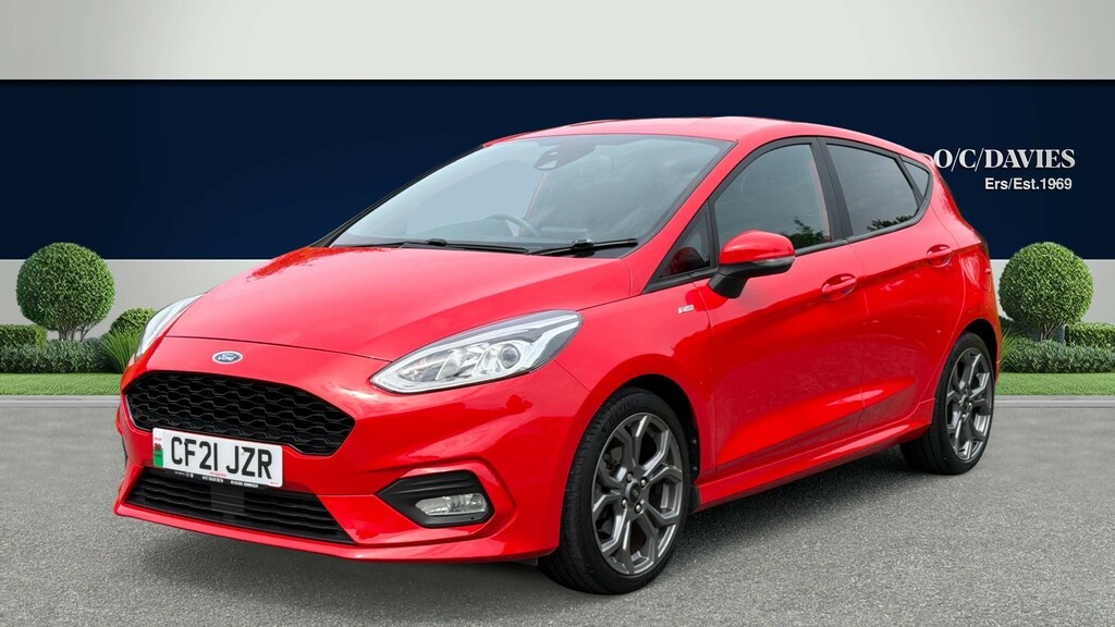 Ford Fiesta 1.0T Ecoboost St-line Edition Hatchback CF21JZR Red #4