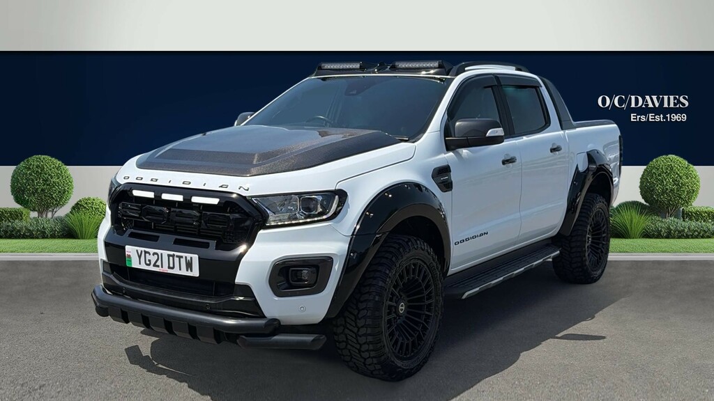 Ford Ranger Obsidian Carbon 2.0 Ecoblue Wildtrak Pickup Double YG21DTW White #4