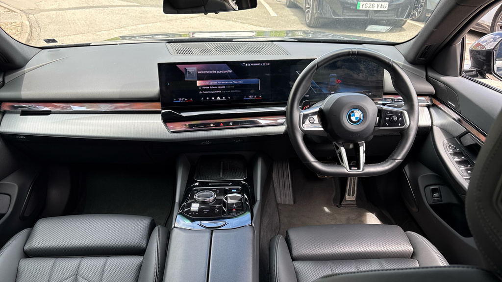BMW i5 Saloon WA24UPZ Black #4