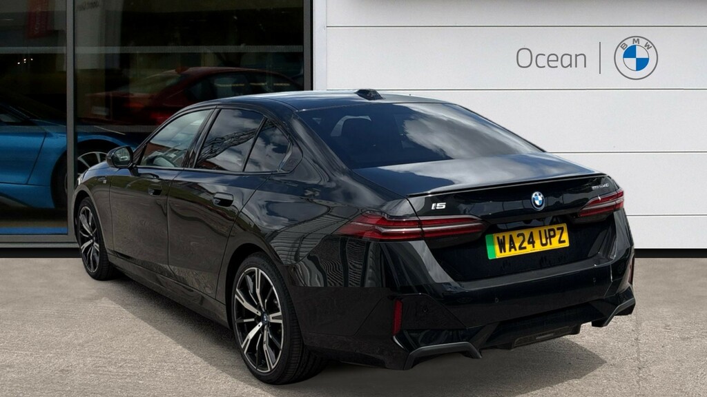 BMW i5 Saloon WA24UPZ Black #2