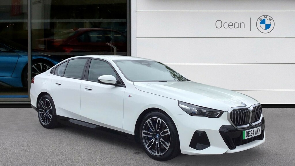BMW i5 Saloon White