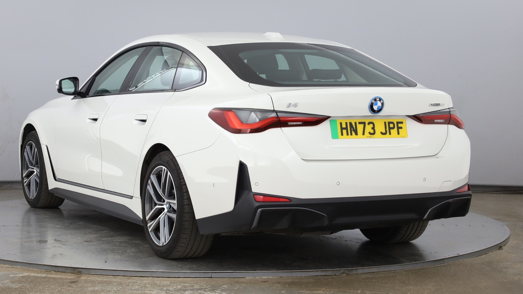 BMW i4 Coupe White #2