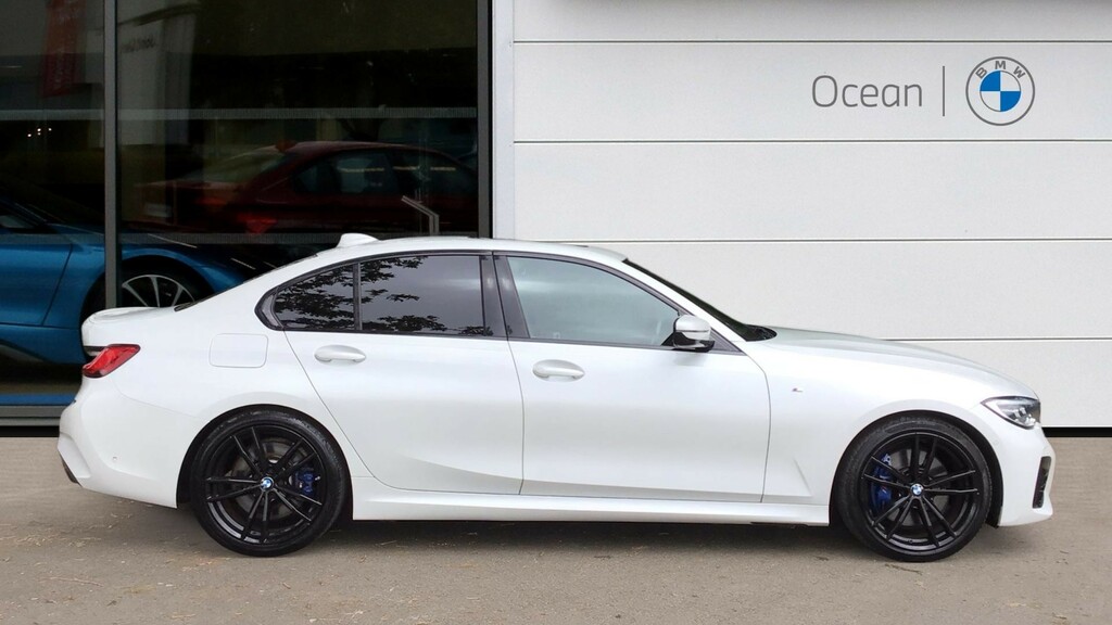 BMW 3 Series Saloon YL19VBN White #3