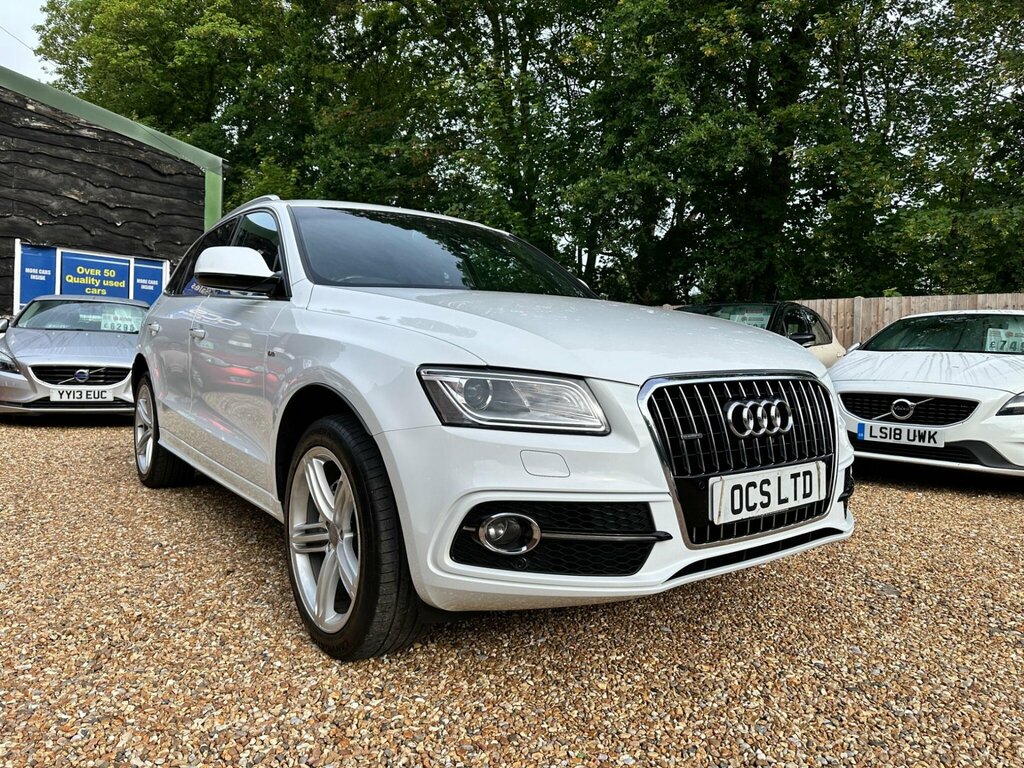 Audi Q5 2.0 Tdi S Line Plus S Tronic Quattro Euro 6 Ss DK66XDJ White #2