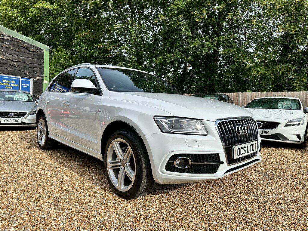Audi Q5 2.0 Tdi S Line Plus S Tronic Quattro Euro 6 Ss White