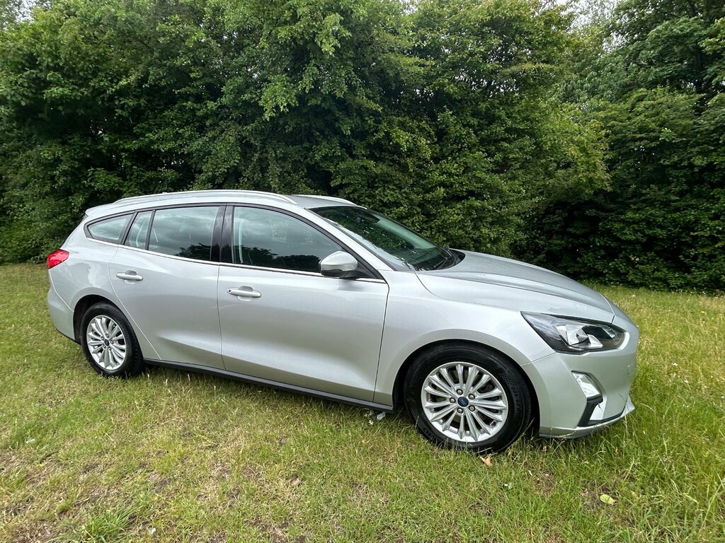 Ford Focus 2.0 Ecoblue Titanium Estate Euro YN19PCD Silver #4