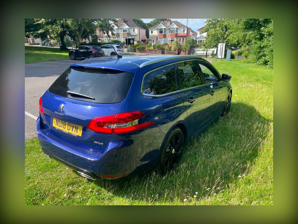 Peugeot 308 SW 1.2 Puretech Gt Line Estate Euro Blue #4