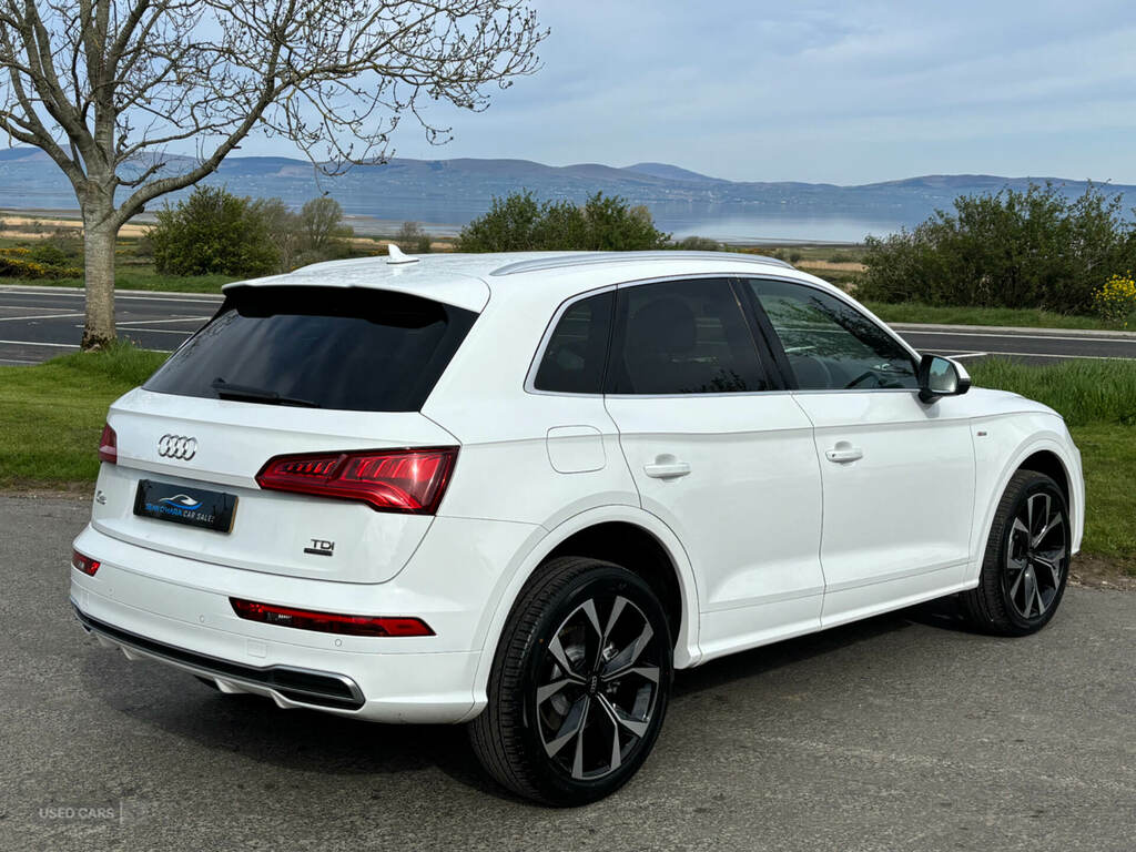 Audi Q5 2.0 Tdi Quattro S Line S Tronic SO18KVH White #5