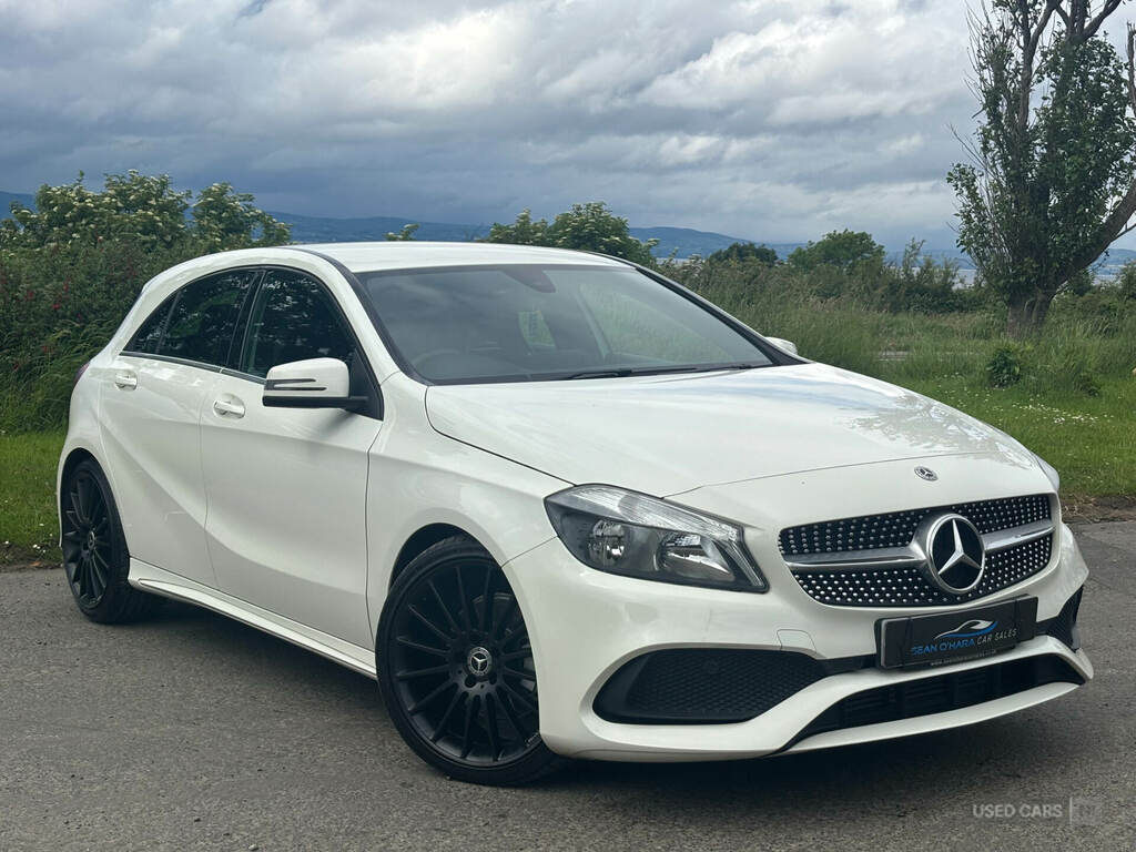 Mercedes-Benz A Class A180d Amg Line White