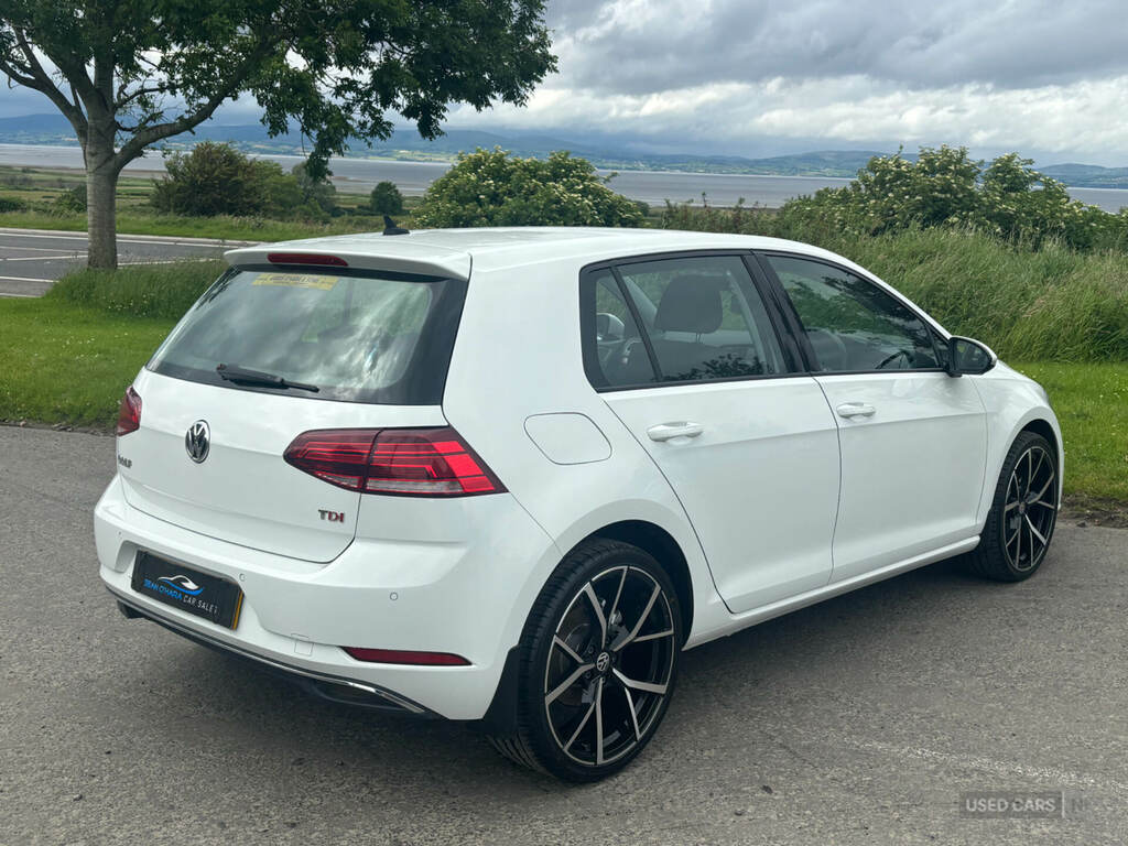 Volkswagen Golf 1.6 Tdi Se MRZ3681 White #5