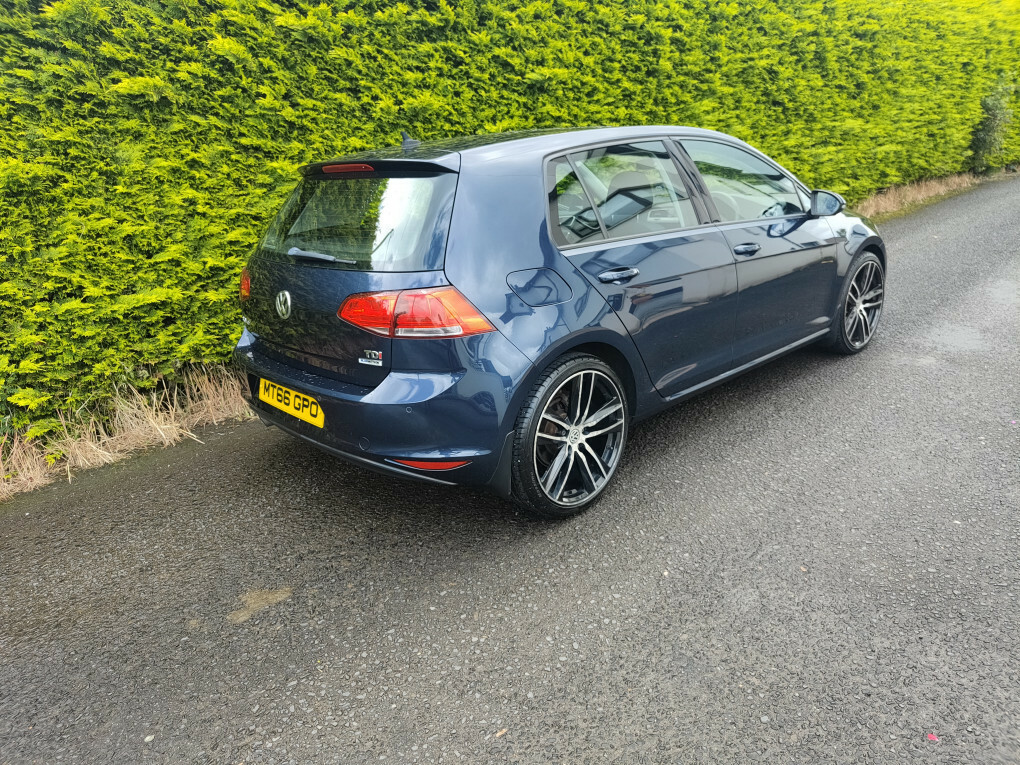 Volkswagen Golf Match Edition Tdi Bluemotion Technology MT66GPO Blue #5