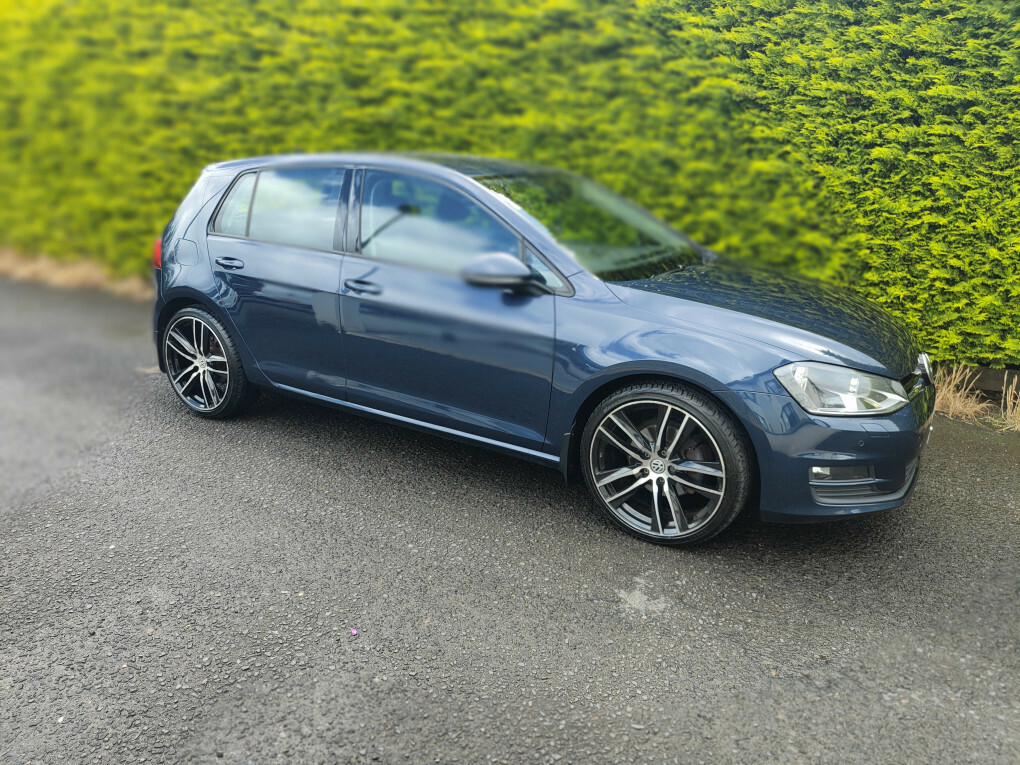 Volkswagen Golf Match Edition Tdi Bluemotion Technology MT66GPO Blue #2