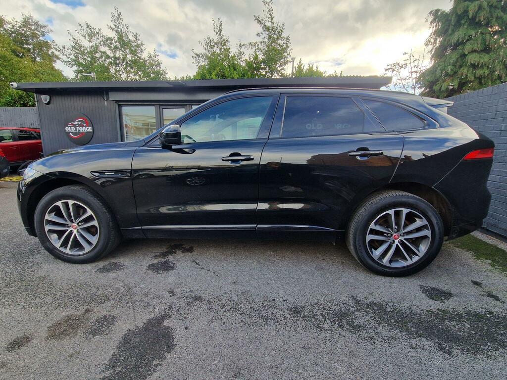 Jaguar F-Pace 2.0 D180 R-sport Euro 6 Ss YC68OMT Black #5