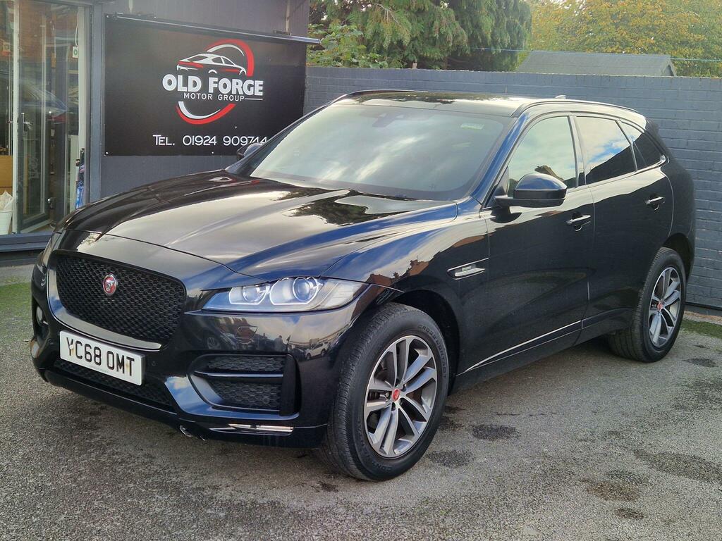 Jaguar F-Pace 2.0 D180 R-sport Euro 6 Ss YC68OMT Black #4