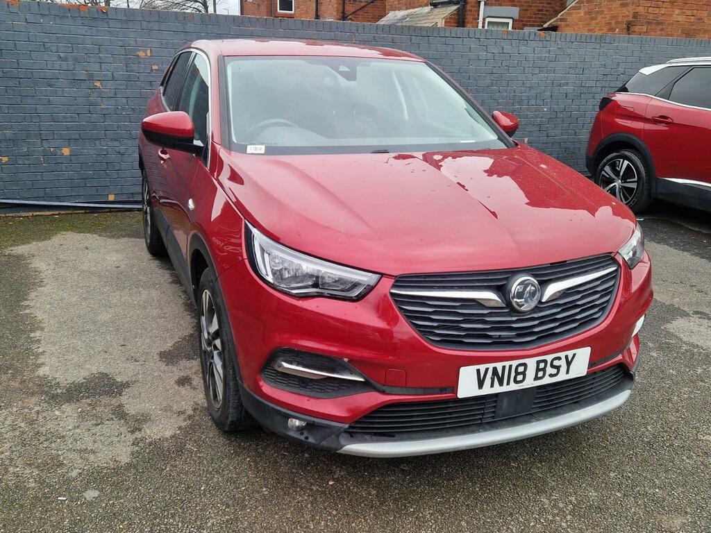 Vauxhall Grandland X 1.2 Turbo Sport Nav Euro 6 Ss VN18BSY Red #2