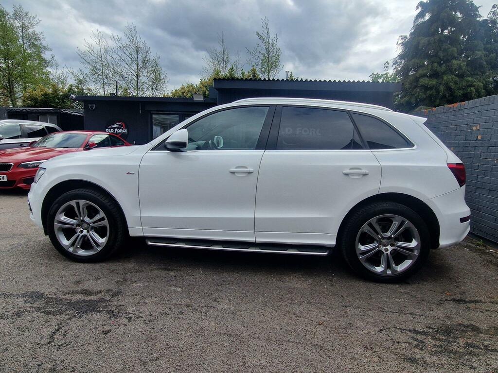 Audi Q5 2.0 Tdi S Line Plus S Tronic Quattro Euro 5 Ss NV14PXR White #5