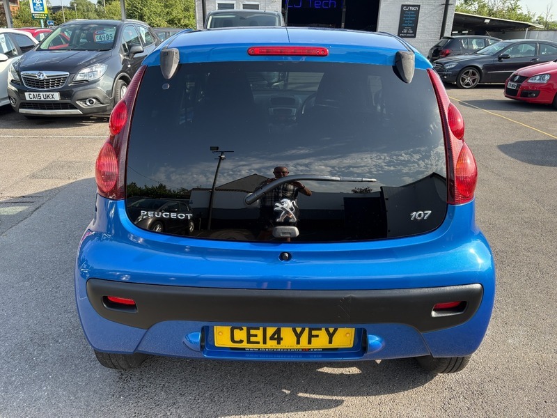 Peugeot 107 Allure Blue #5