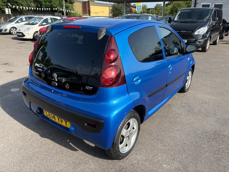 Peugeot 107 Allure Blue #6