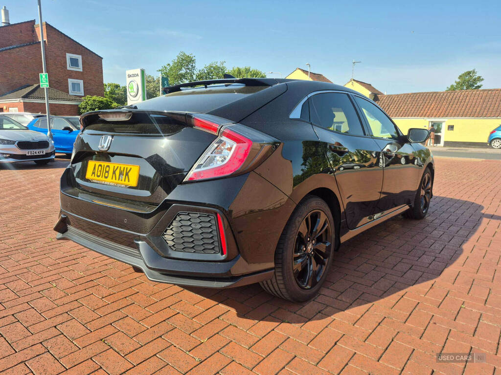 Honda Civic 1.6 I-dtec Sr AO18KWK Black #5