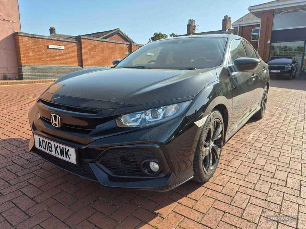 Honda Civic 1.6 I-dtec Sr AO18KWK Black #3