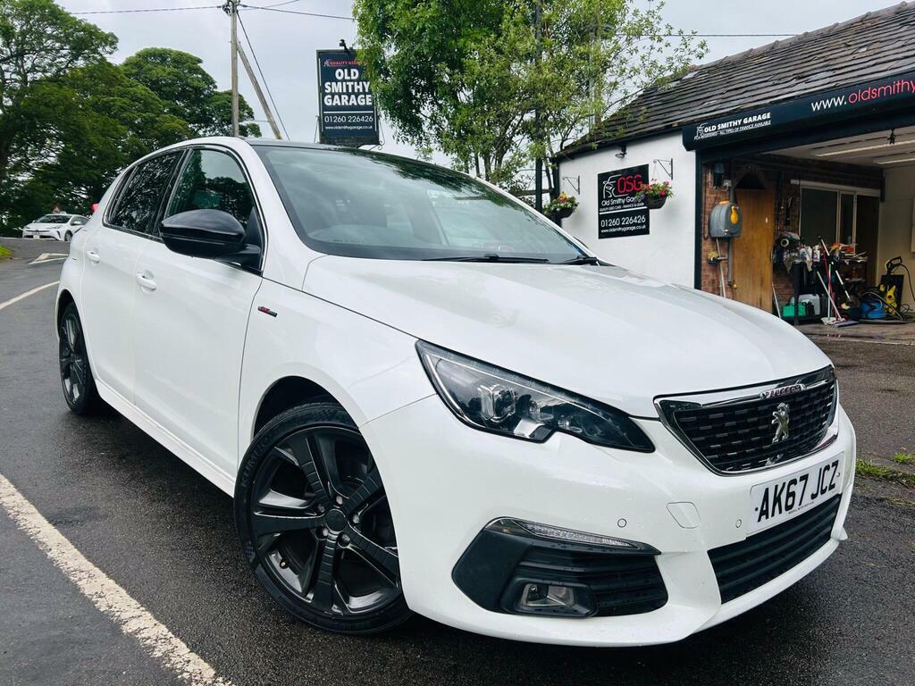 Peugeot 308 1.6 Bluehdi Gt Line Euro 6 S S White