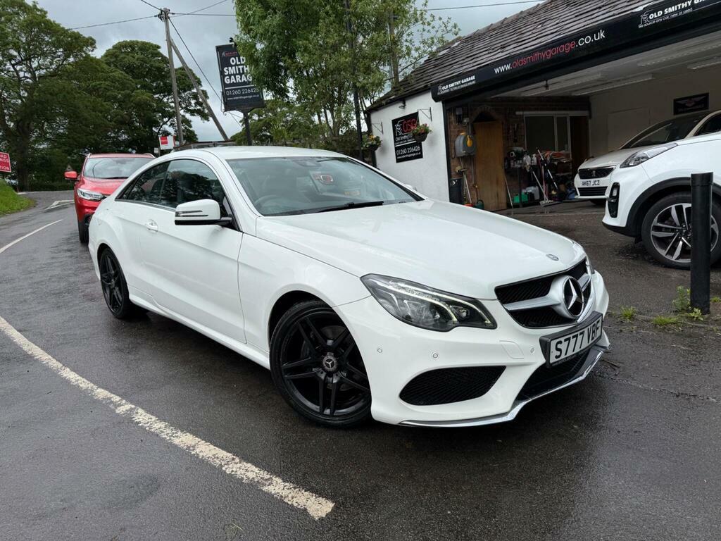 Mercedes-Benz E Class 2.1 E220d Bluetec Amg Line G-tronic Euro 6 S S White