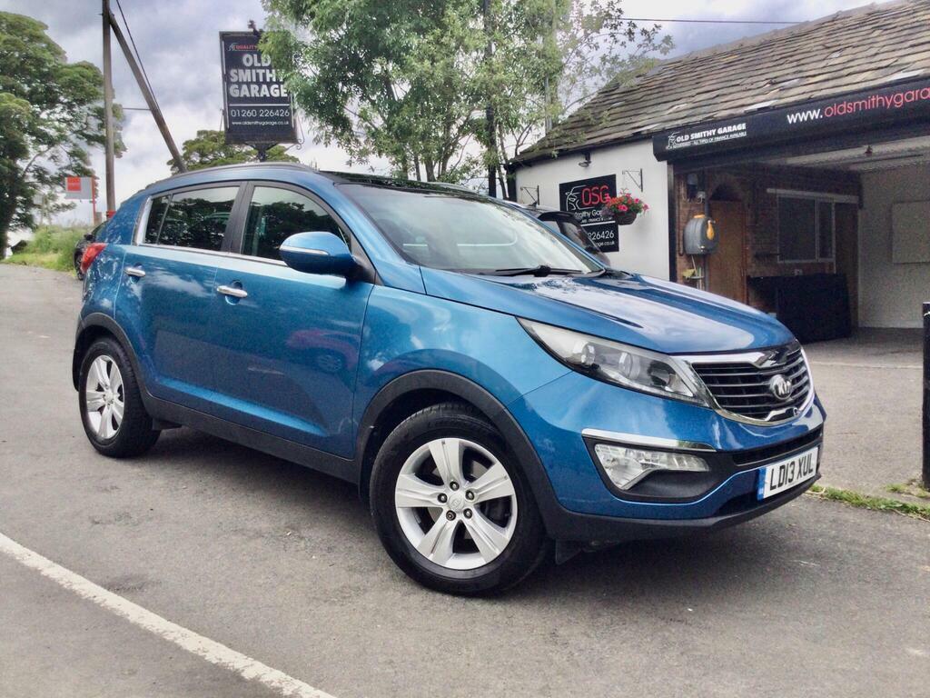 Kia Sportage 1 Blue #2
