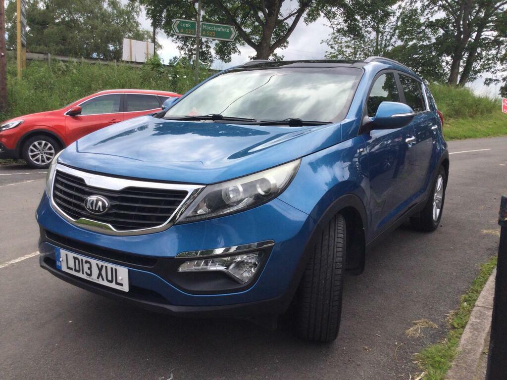 Kia Sportage 1 Blue #11