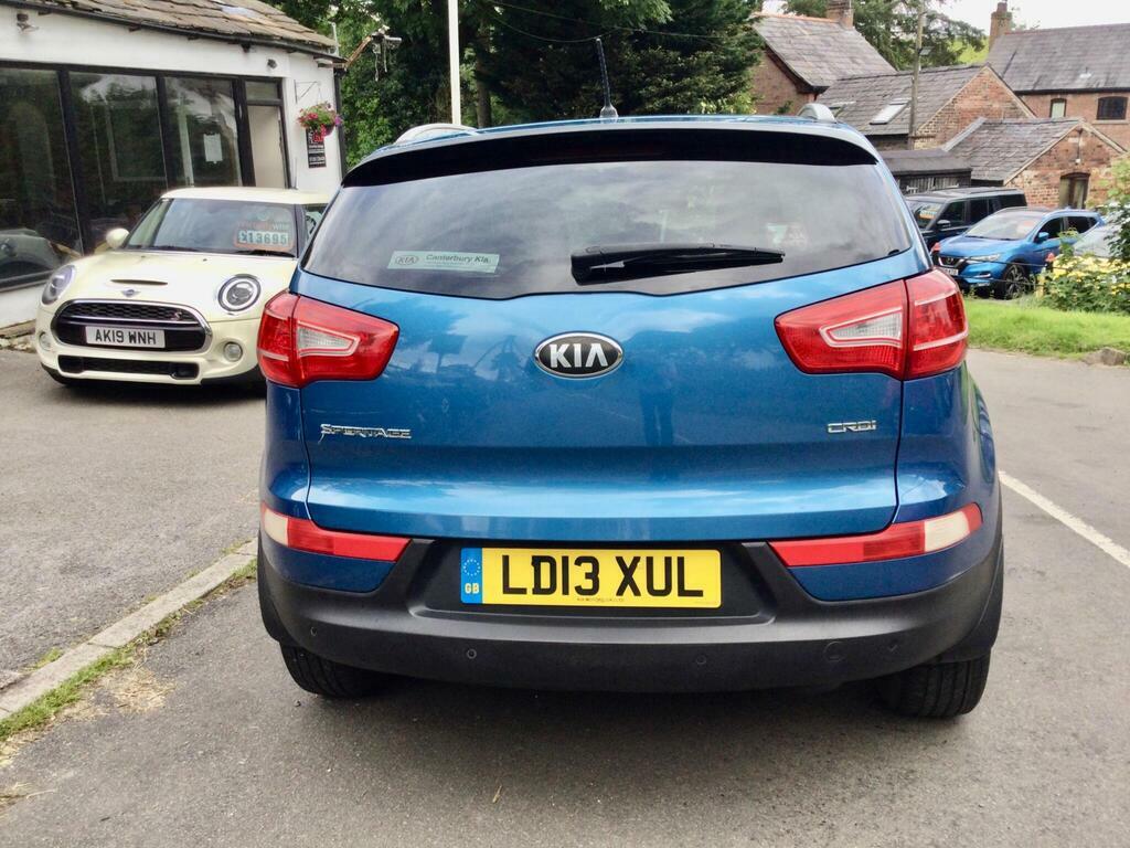 Kia Sportage 1 Blue #7