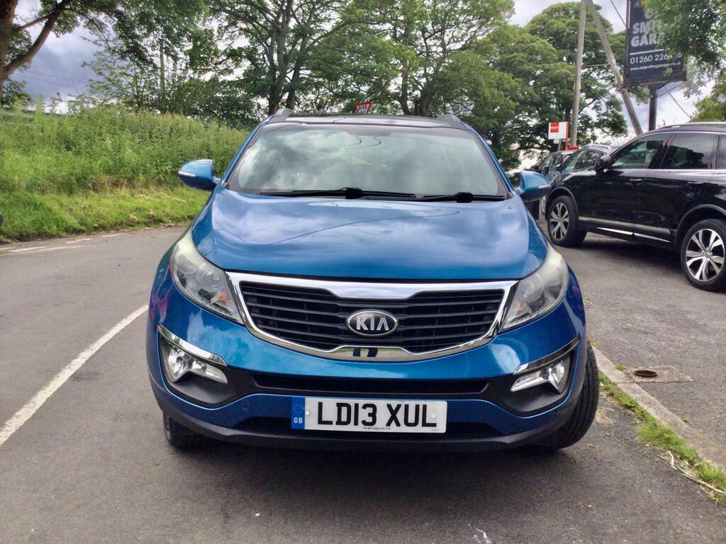 Kia Sportage 1 Blue #3