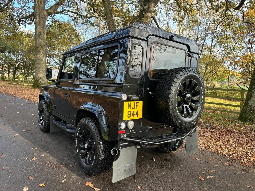 Land Rover Defender 90 2.2 Tdci Xs Station Wagon Double Cab Ma NJF844 Black #6