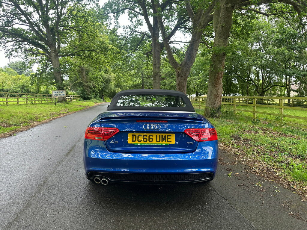 Audi A5 2.0 Tdi S Line Special Edition Plus Convertible Blue #4