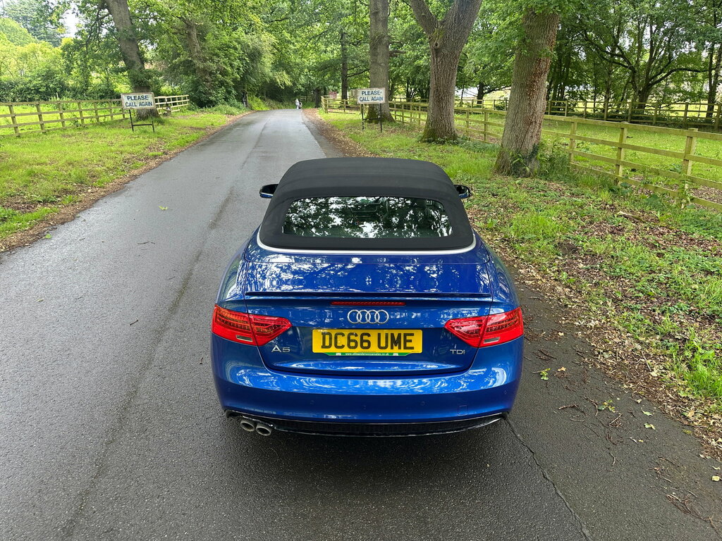 Audi A5 2.0 Tdi S Line Special Edition Plus Convertible Blue #5