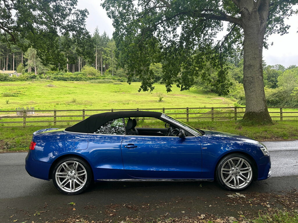 Audi A5 2.0 Tdi S Line Special Edition Plus Convertible Blue #2