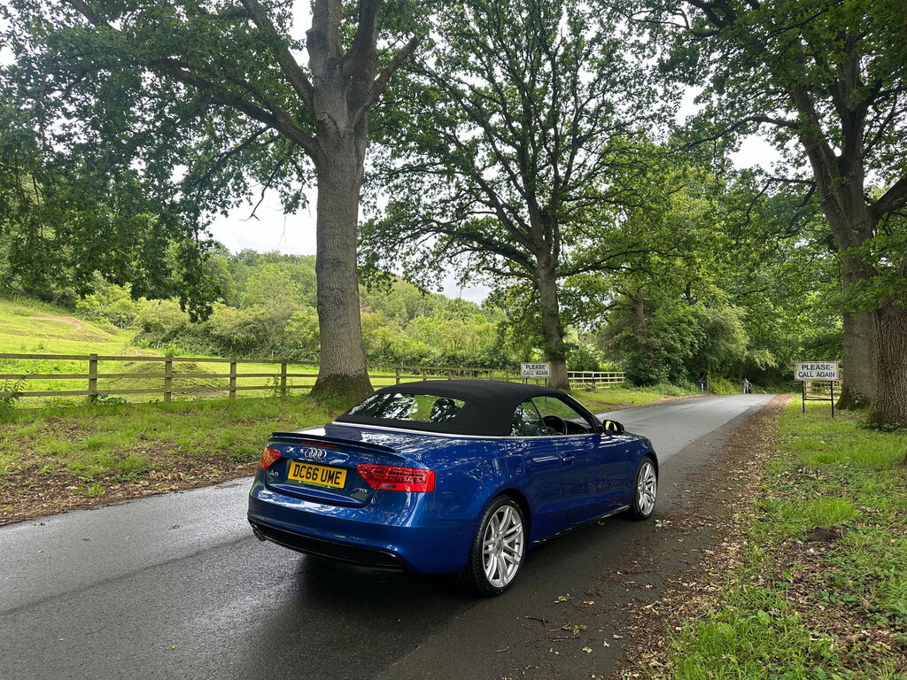 Audi A5 2.0 Tdi S Line Special Edition Plus Convertible Blue #3