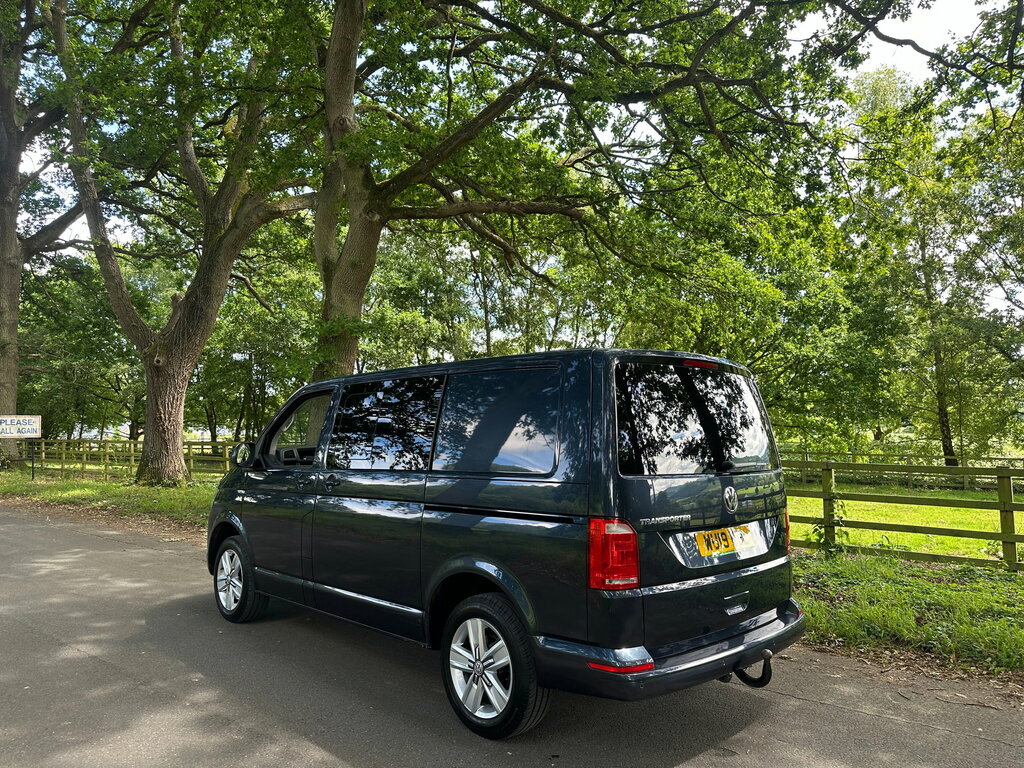 Volkswagen Transporter 2.0 Tdi T32 Bluemotion Tech Highline Kombi Double Blue #6