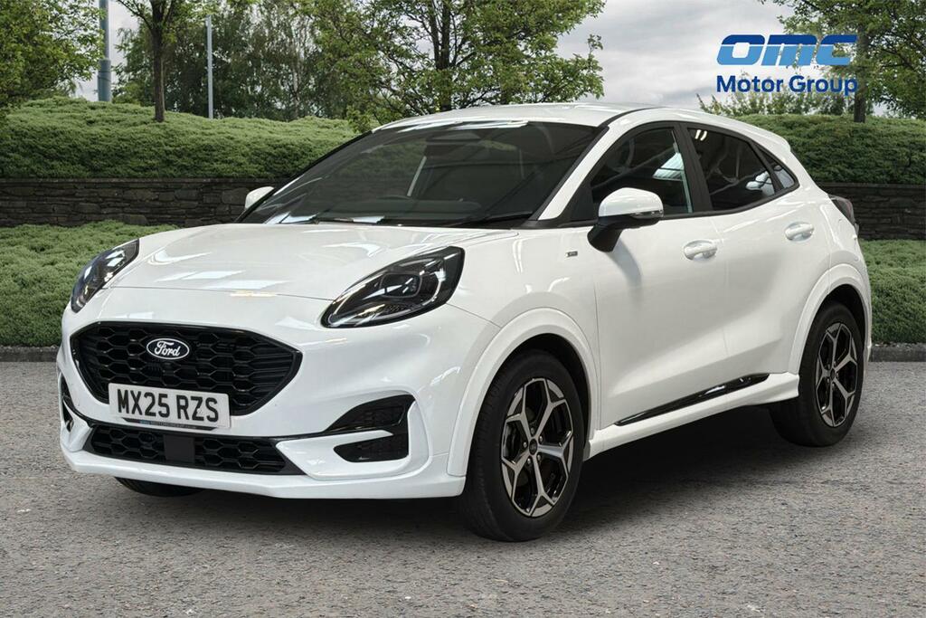 Ford Puma 1.0 Ecoboost Hybrid Mhev St-line MX25RZS White #2
