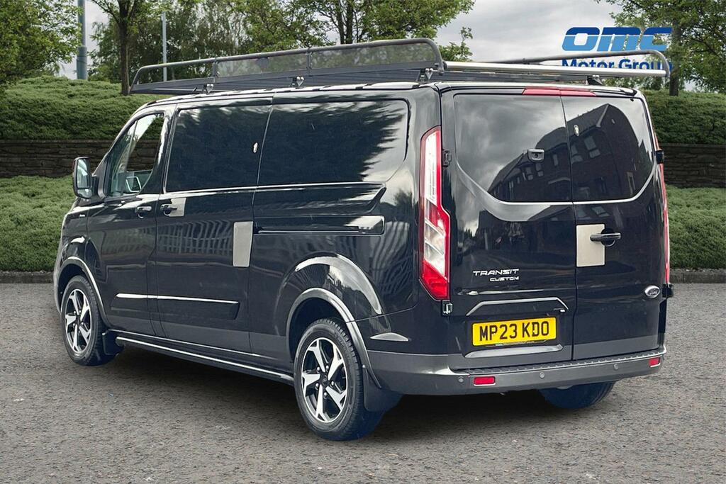 Ford Transit Custom 2.0 Ecoblue 170Ps Low Roof Active Van MP23KDO Black #3