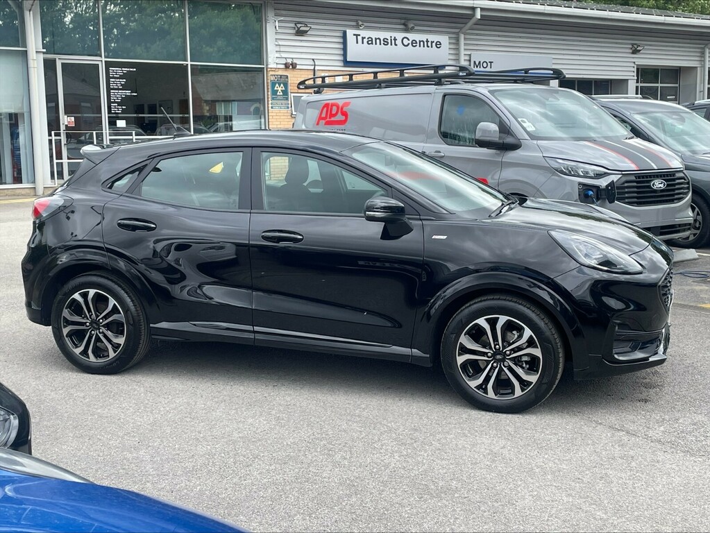 Ford Puma 1.0 Ecoboost Hybrid Mhev St-line Dct MJ23XRE Black #4