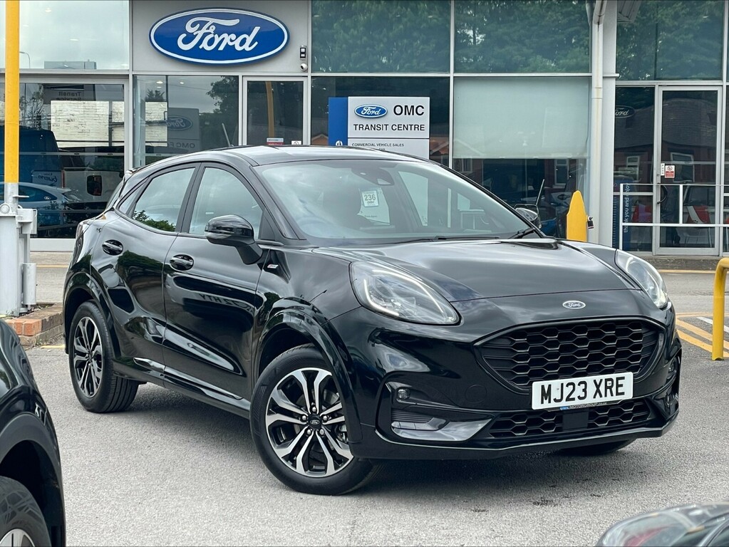 Ford Puma 1.0 Ecoboost Hybrid Mhev St-line Dct MJ23XRE Black #2