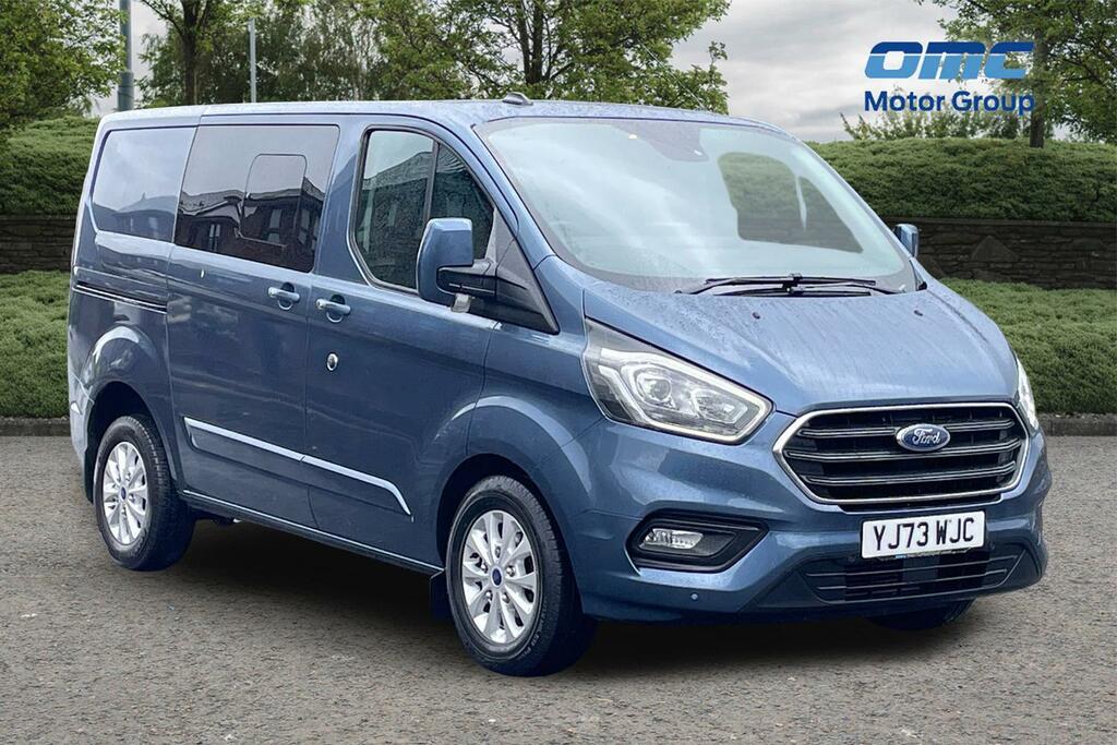 Ford Transit Custom 2.0 Ecoblue 130Ps Low Roof Dcab Limited Van YJ73WJC Blue #2