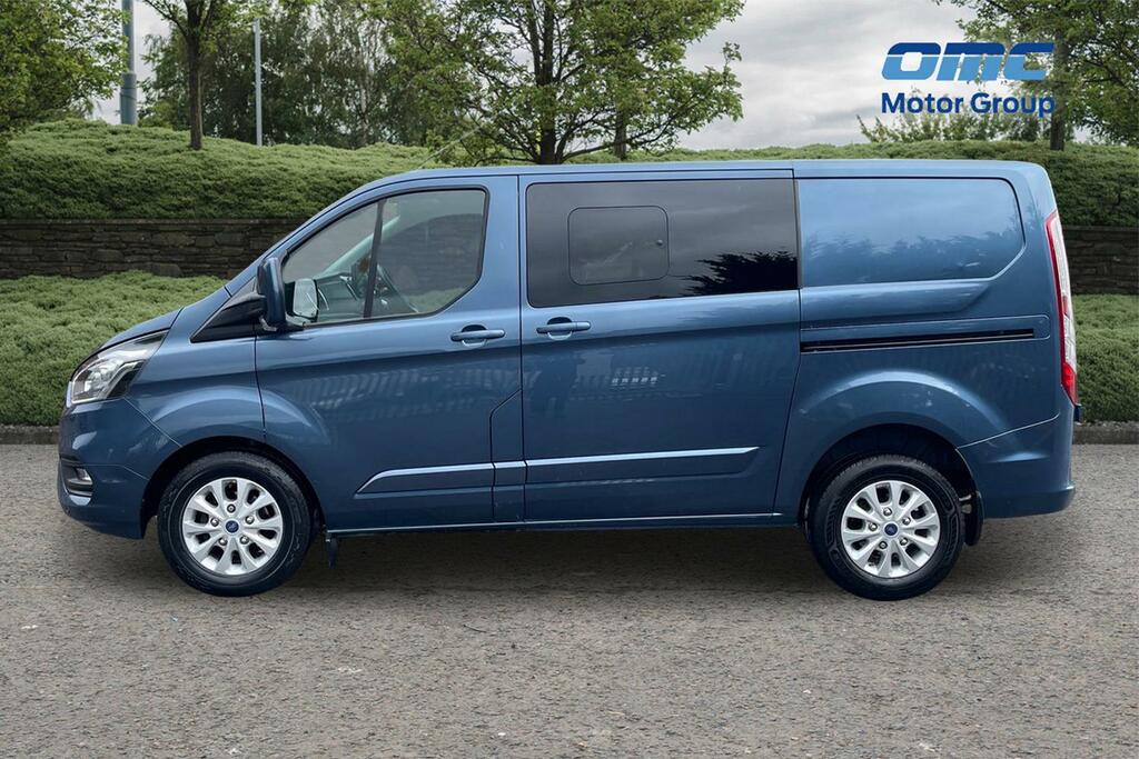 Ford Transit Custom 2.0 Ecoblue 130Ps Low Roof Dcab Limited Van YJ73WJC Blue #5