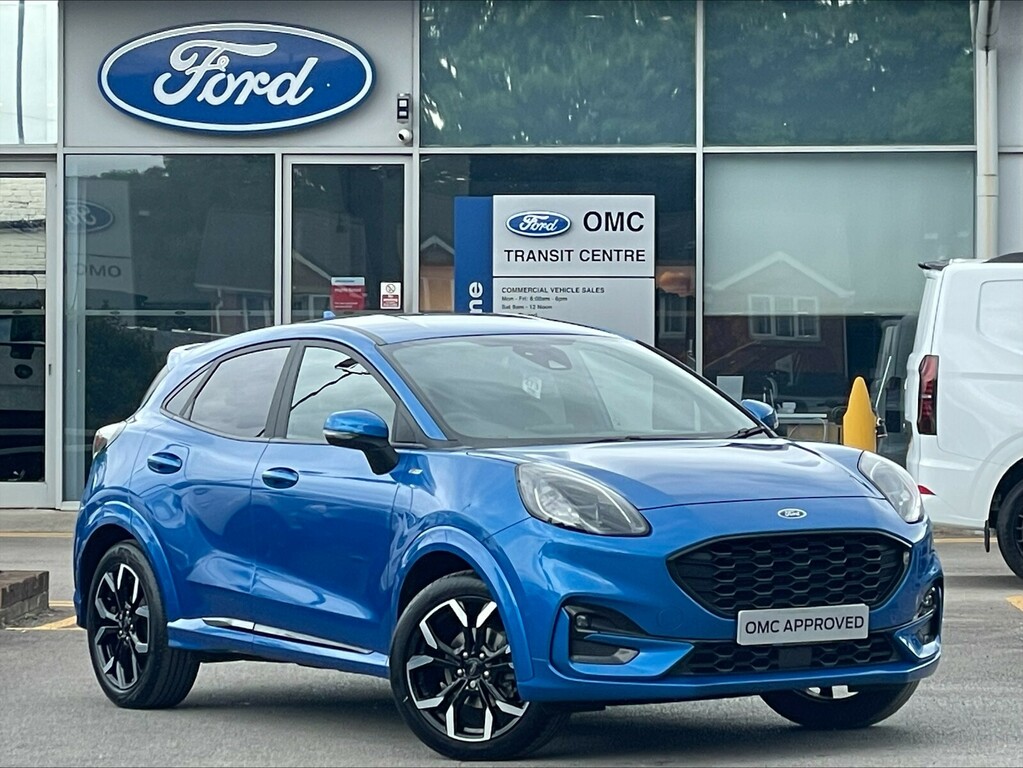 Ford Puma 1.0 Ecoboost Hybrid Mhev 155 St-line X SH72VTZ Blue