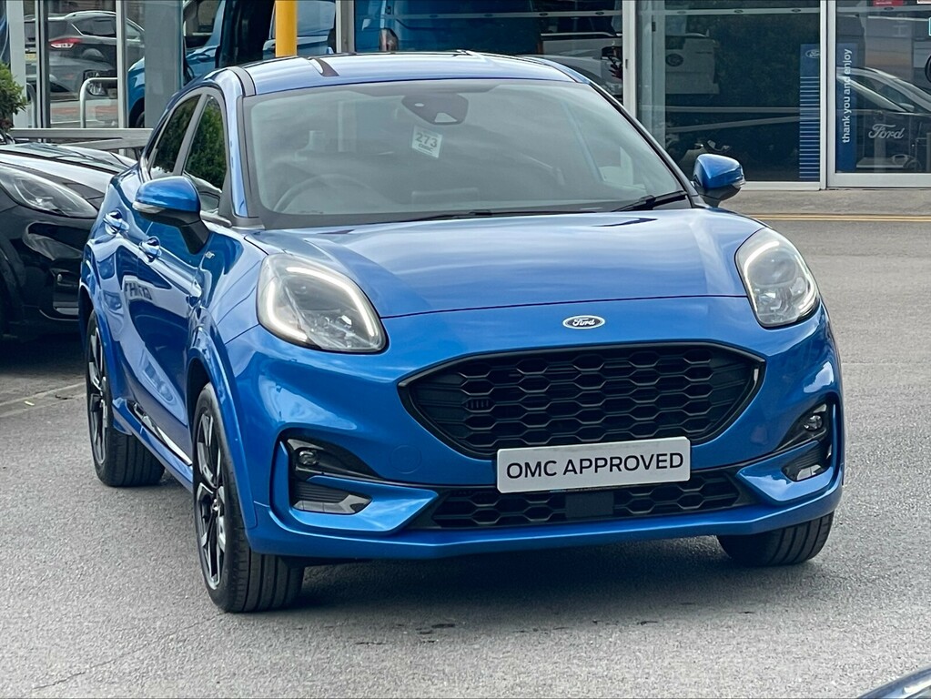 Ford Puma 1.0 Ecoboost Hybrid Mhev 155 St-line X SH72VTZ Blue #4