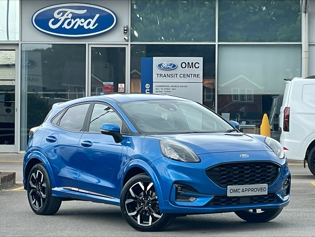 Ford Puma 1.0 Ecoboost Hybrid Mhev St-line X Dct PK23WYL Blue #2