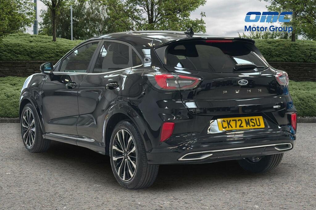 Ford Puma 1.0 Ecoboost Hybr Mhev 155 St-line Vignale Dct CK72MSU Black #3